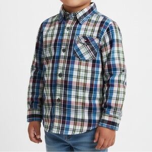 Tommy Hilfiger Toddler Plaid Collard Shirt